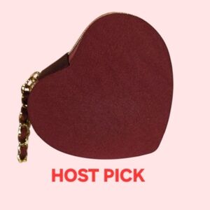 Target Heart-Shaped Valentines Day Small Zippered Jewlery Box